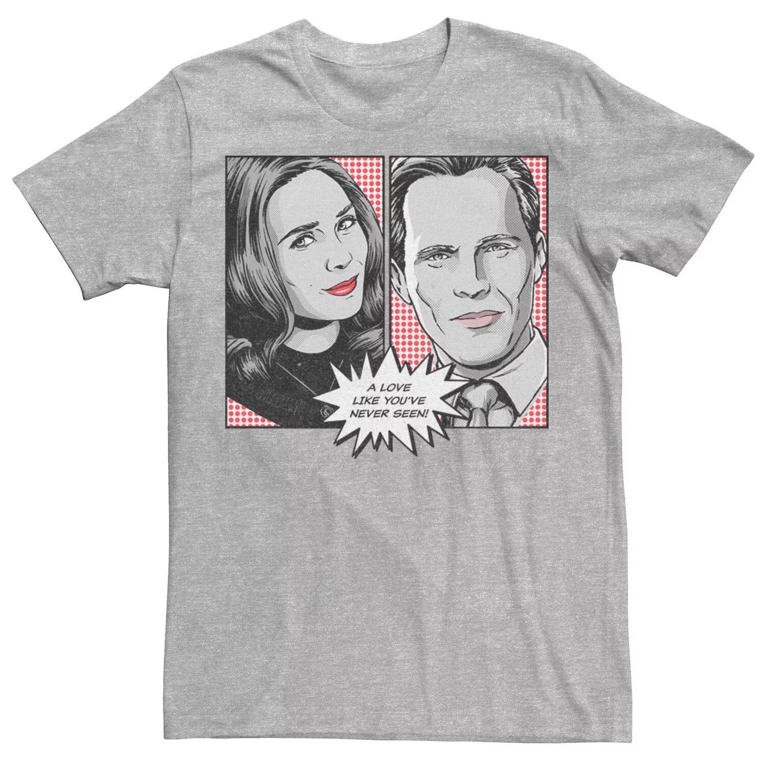 Мужская футболка с панелями комиксов Marvel WandaVision Wanda & Vision
Мужская футболка с панелями комиксов Marvel WandaVision Wanda & Vision