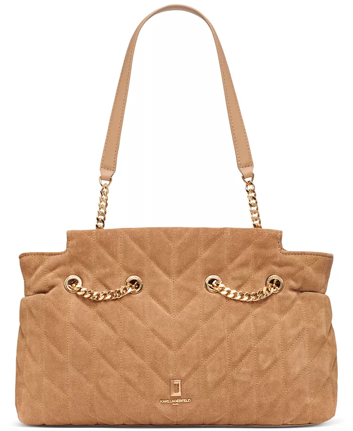 Кожаная сумка-саквояж Lafayette среднего размера KARL LAGERFELD PARIS, коричневый
Кожаная сумка-саквояж Lafayette среднего размера KARL LAGERFELD PARIS, коричневый