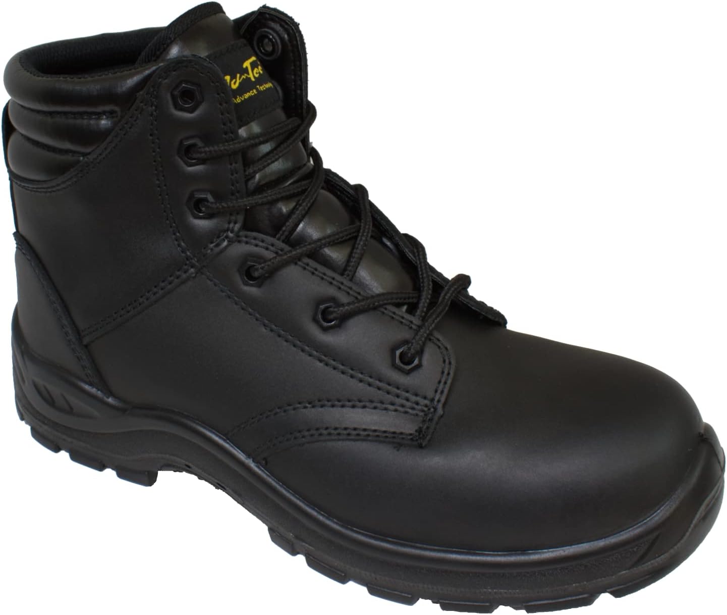 Мужские ботинки Ad Tec с шнуровкой до щиколотки и композитным носком, черные, Подошва из инжекционно формованного масла- и износостойкого материала и комфортный мягкий воротник
Мужские ботинки Ad Tec с шнуровкой до щиколотки и композитным носком, черные, Подошва из инжекционно формованного масла- и износостойкого материала и комфортный мягкий воротник