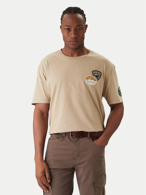 Футболка regular fit M6RI07 KBW41 Guess, бежевый
Футболка regular fit M6RI07 KBW41 Guess, бежевый