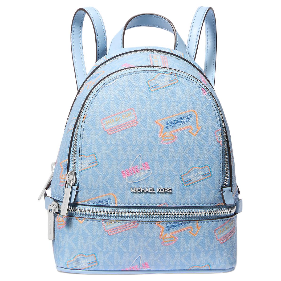 MICHAEL KORS Женский рюкзак из рифленой ткани маленький синий
MICHAEL KORS Женский рюкзак из рифленой ткани маленький синий