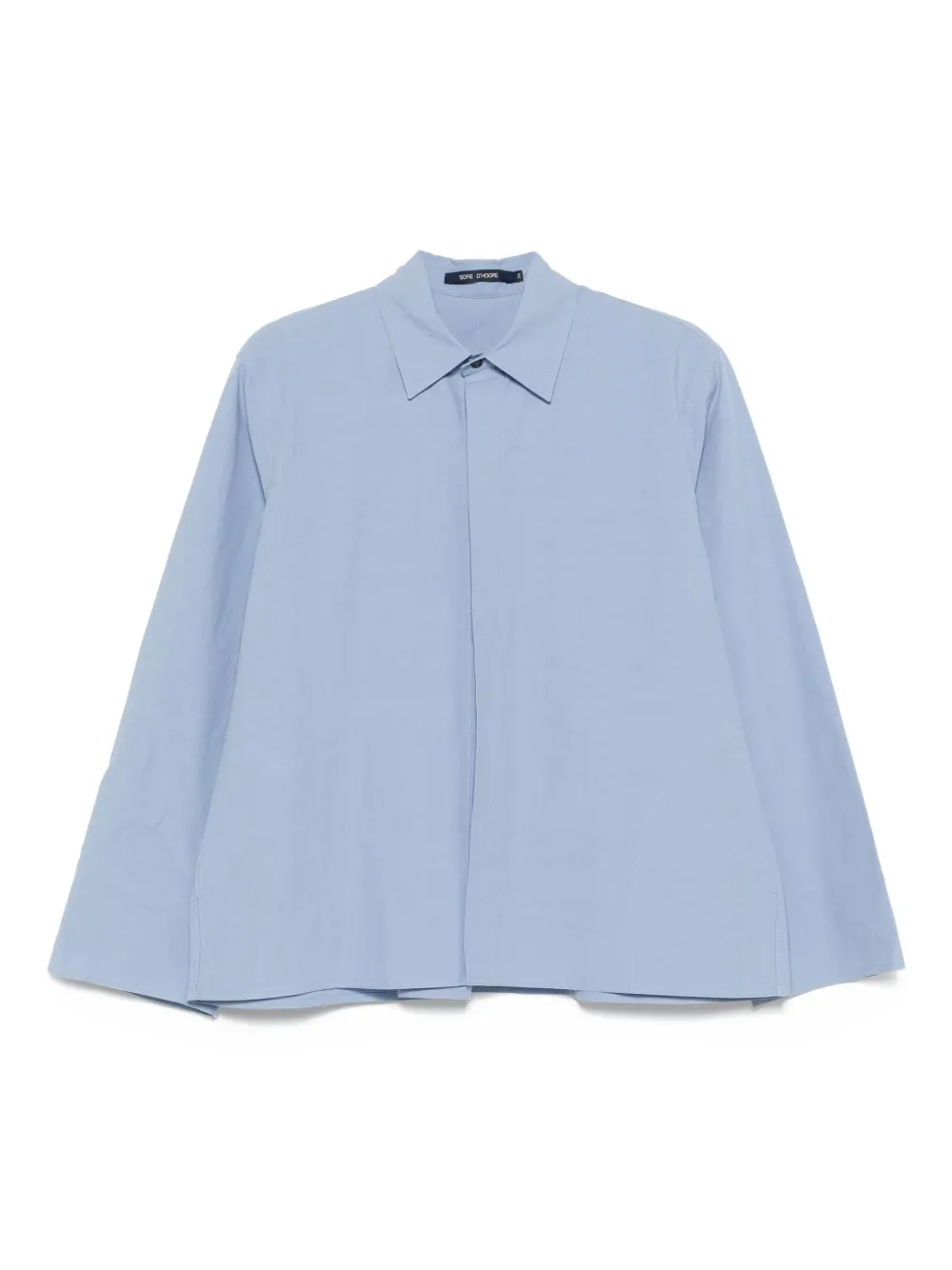 Рубашка Breton на пуговицах с рукавами колокол Sofie D'hoore, синий
Рубашка Breton на пуговицах с рукавами колокол Sofie D'hoore, синий