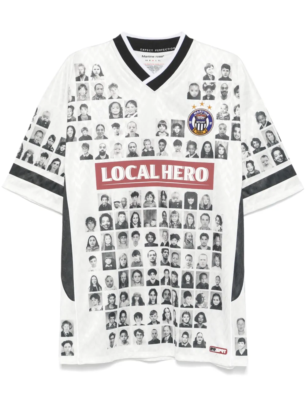 Топ из джерси с принтом Martine Rose, белый 
Топ из джерси с принтом Martine Rose, белый