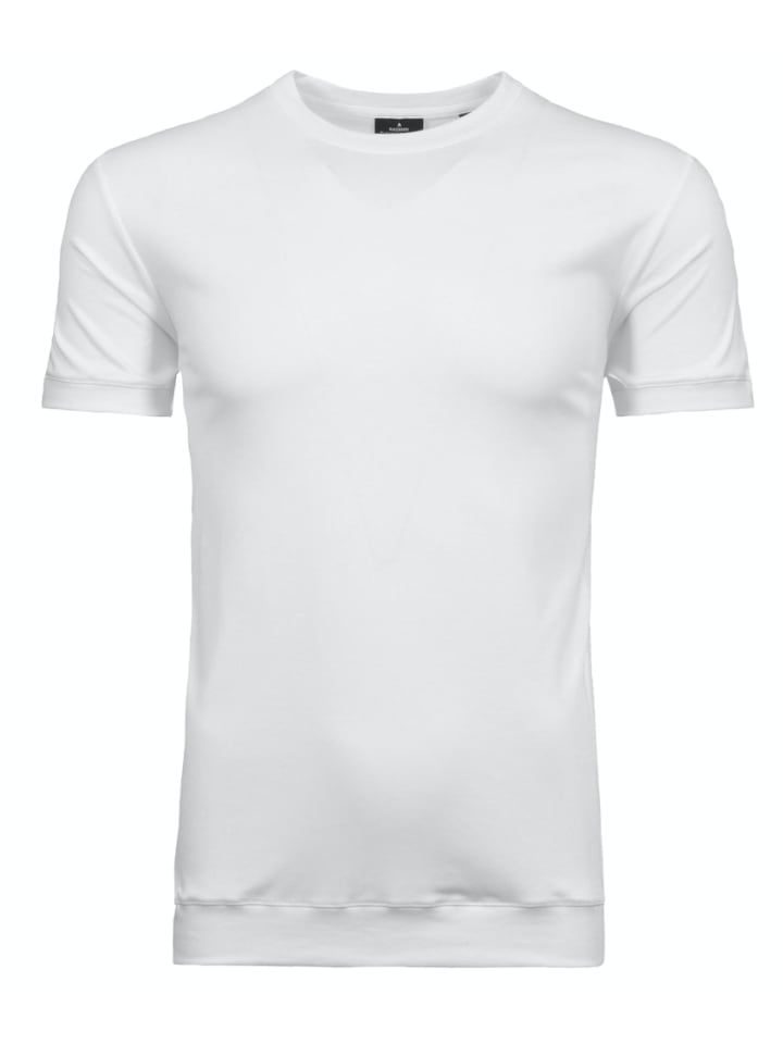 Футболка Pima, круглая горловина с манжетами, белая Ragman
Футболка Pima, круглая горловина с манжетами, белая Ragman