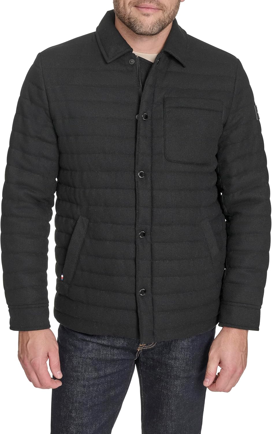 Мужская стеганая куртка из смеси шерсти Tommy Hilfiger, Black
Мужская стеганая куртка из смеси шерсти Tommy Hilfiger, Black