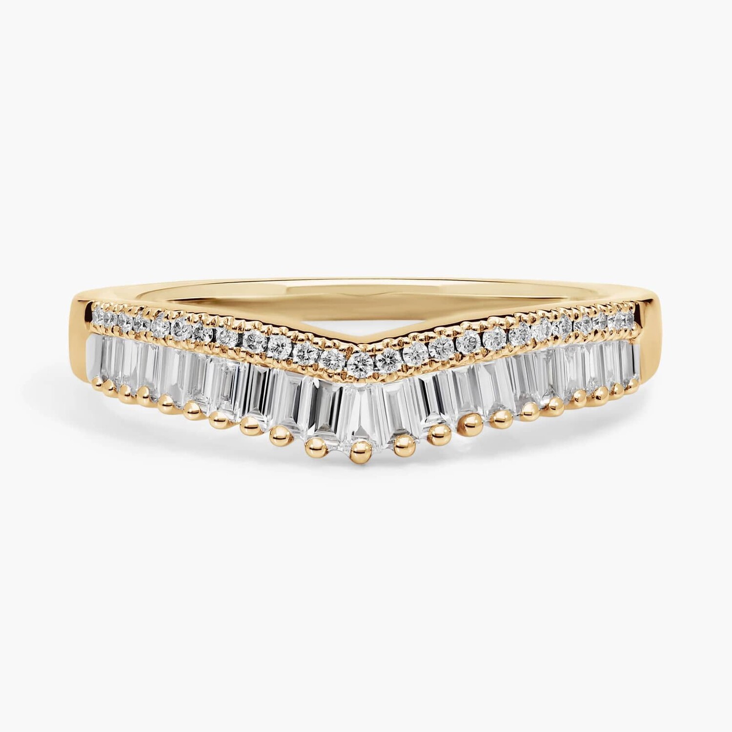 Обручальное кольцо ZAC ZAC POSEN Baguette & Pavé с изогнутой короной из желтого золота 14 карат (2 мм, 3/8 карата) Blue Nile
Обручальное кольцо ZAC ZAC POSEN Baguette & Pavé с изогнутой короной из желтого золота 14 карат (2 мм, 3/8 карата) Blue Nile