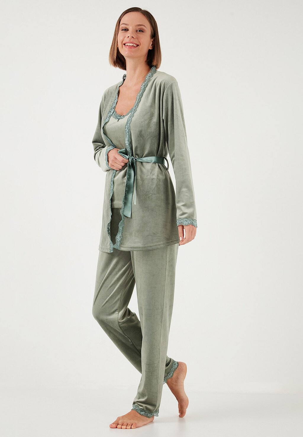 Пижамный комплект REGULAR FIT SET LELA, мятный
Пижамный комплект REGULAR FIT SET LELA, мятный