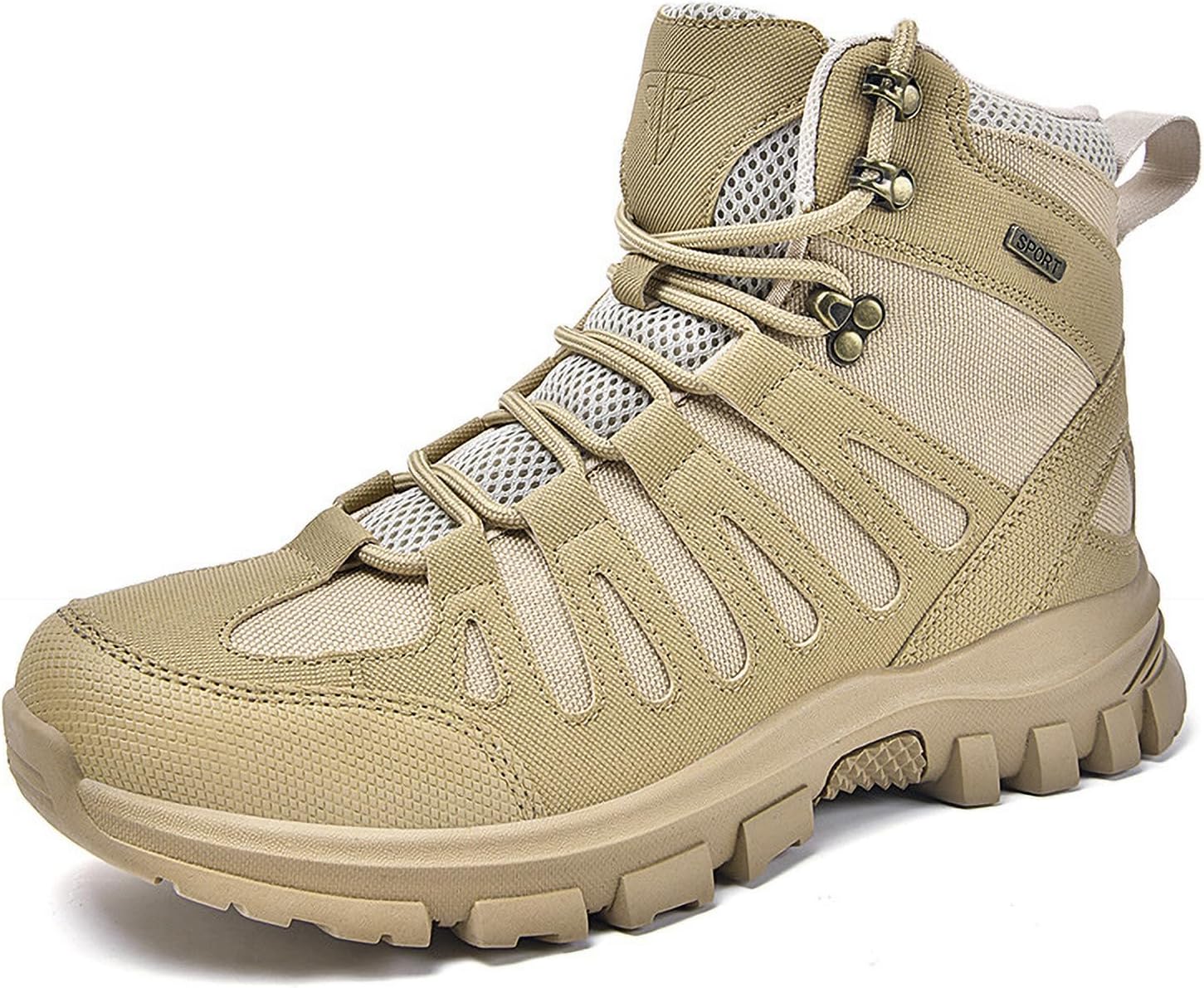 Мужские водонепроницаемые военные тактические ботинки, прочные кожаные на шнуровке, противоскользящие платформенные походные ботинки для треккинга, кемпинга, походов и мотоциклетного боя Azagneem, бежевый
Мужские водонепроницаемые военные тактические ботинки, прочные кожаные на шнуровке, противоскользящие платформенные походные ботинки для треккинга, кемпинга, походов и мотоциклетного боя Azagneem, бежевый