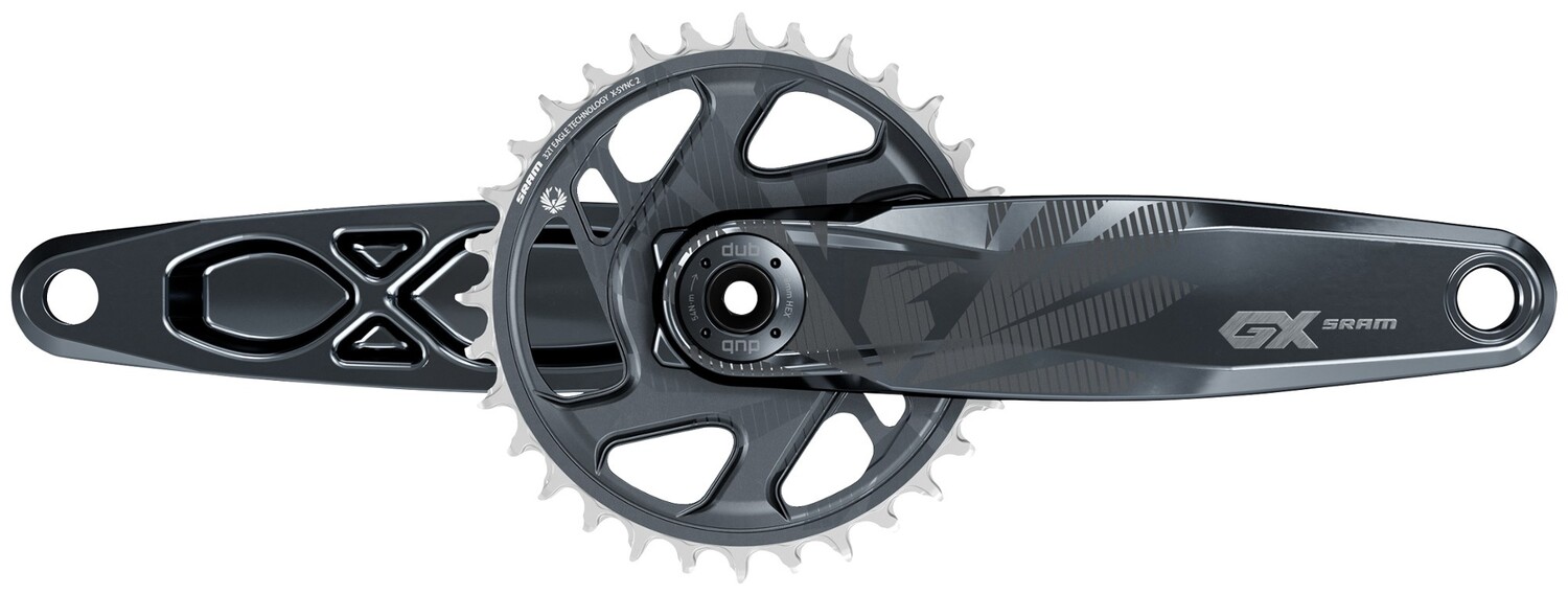 Шатуны GX Eagle DUB SRAM, черный
Шатуны GX Eagle DUB SRAM, черный