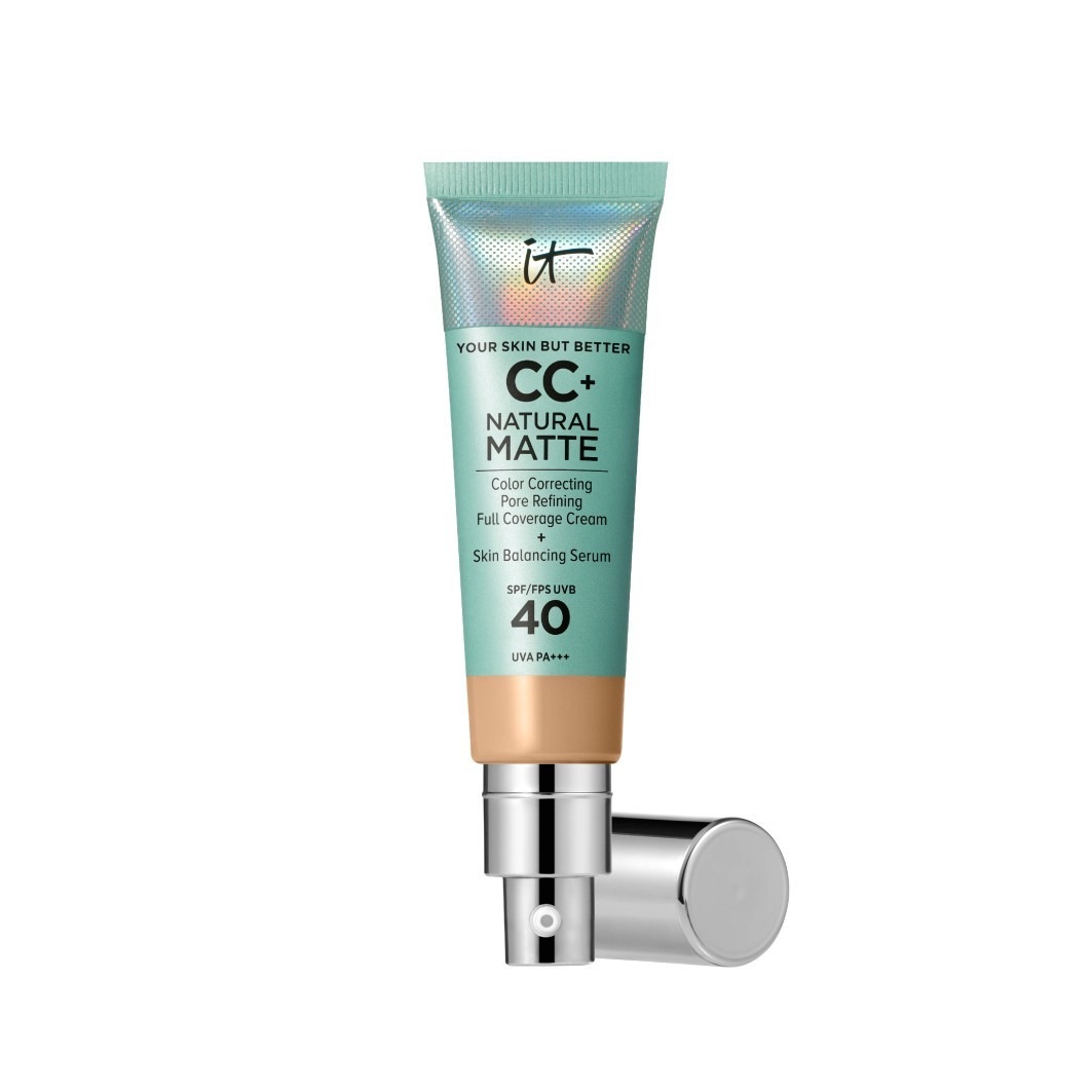 CC-крем your skin but better cc+ natural matte spf 40 It Cosmetics, medium tan, объем 32 мл
CC-крем your skin but better cc+ natural matte spf 40 It Cosmetics, medium tan, объем 32 мл
