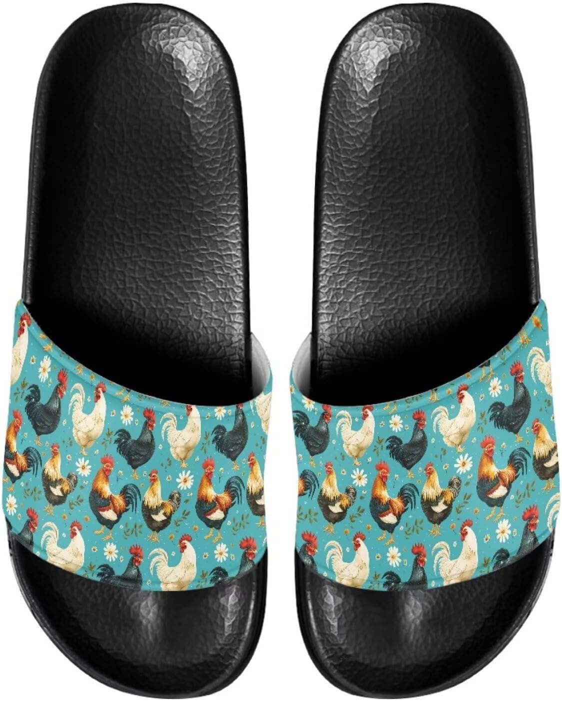 Сандалии-шлепанцы для мужчин и женщин, с открытым носком, удобные пляжные шлепанцы на плоской подошве Judentidos, Rooster Chickens
Сандалии-шлепанцы для мужчин и женщин, с открытым носком, удобные пляжные шлепанцы на плоской подошве Judentidos, Rooster Chickens