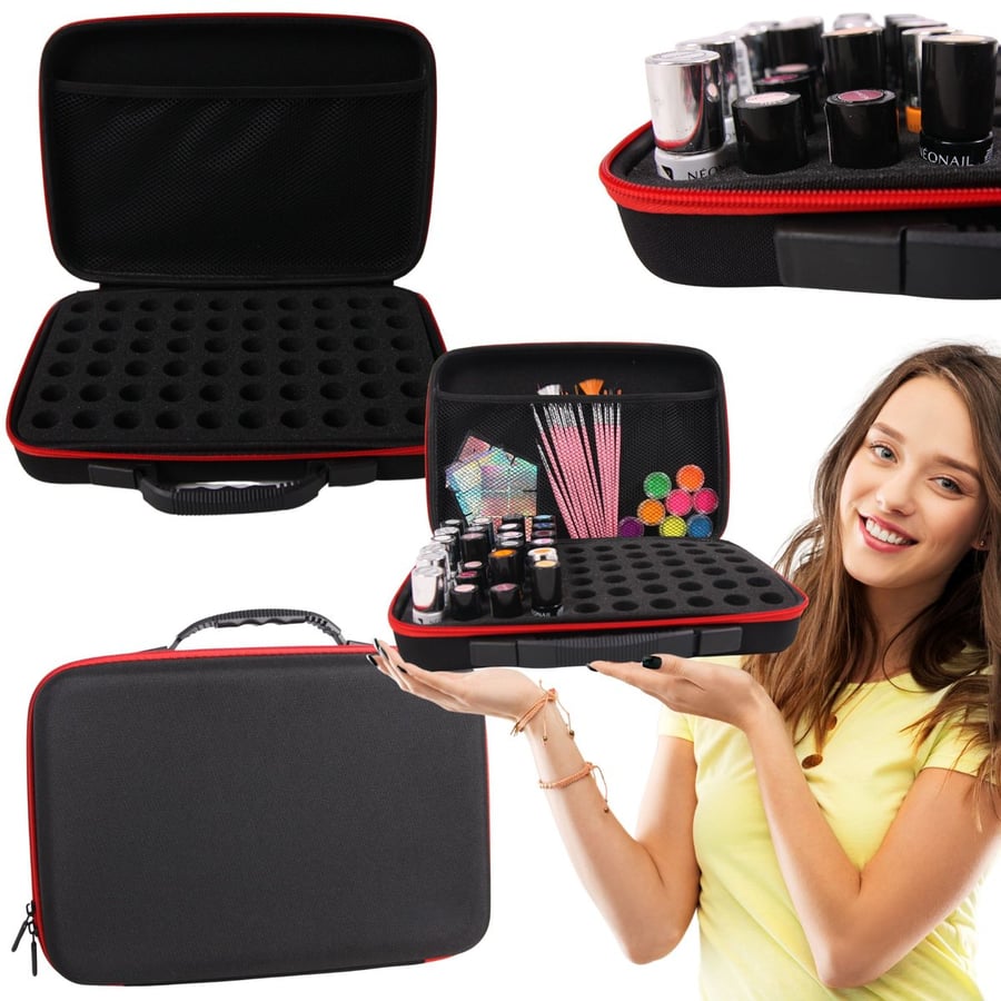 Органайзер для лаков для ногтей, футляр, упрочнитель, на 60 лаков для ногтей WOBELL
Органайзер для лаков для ногтей, футляр, упрочнитель, на 60 лаков для ногтей WOBELL