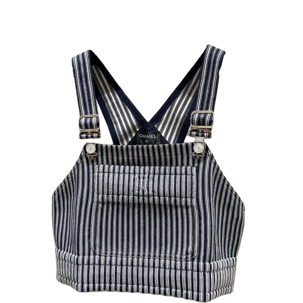 CHANEL 25P весенне-летняя превью коллекция майка Women's синий белый
CHANEL 25P весенне-летняя превью коллекция майка Women's синий белый