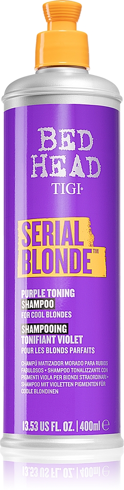 Тонирующий шампунь Serial Blonde Purple, тонирующий шампунь с фиолетовыми пигментами для светлых и осветленных волос Tigi, 400 мл
Тонирующий шампунь Serial Blonde Purple, тонирующий шампунь с фиолетовыми пигментами для светлых и осветленных волос Tigi, 400 мл