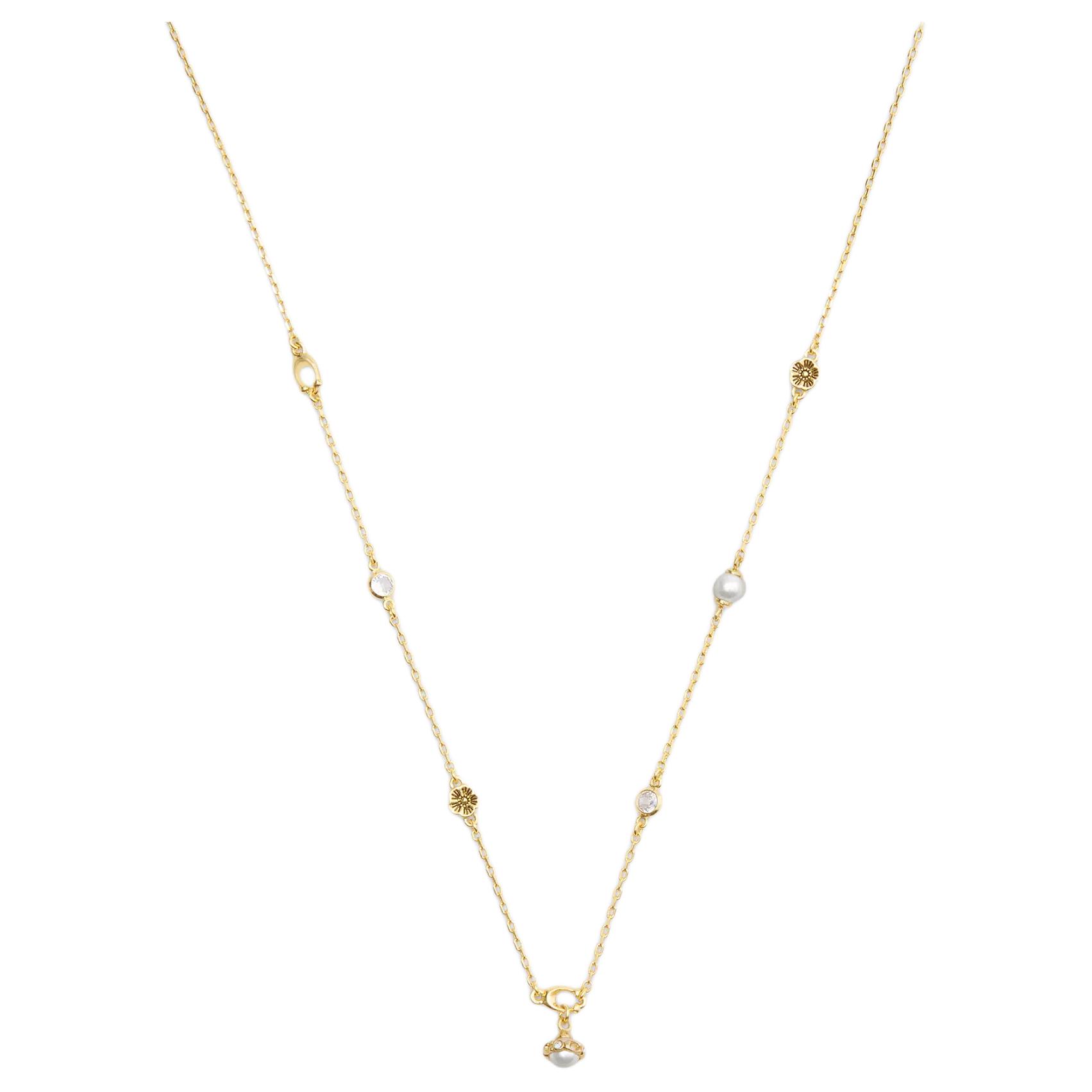 Латунные позолоченные ожерелья Women's Gold COACH, золотой
Латунные позолоченные ожерелья Women's Gold COACH, золотой