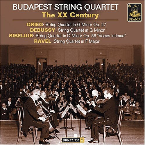 CD диск Grieg / Debussy / Sibelius / Budapest String: XX Century Repertoire
CD диск Grieg / Debussy / Sibelius / Budapest String: XX Century Repertoire