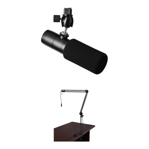 Конденсаторный микрофон Earthworks ETHOS Broadcast с поролоновым Ветровым стеклом и комплектом кабельной стрелы (матово-черный) 
Конденсаторный микрофон Earthworks ETHOS Broadcast с поролоновым Ветровым стеклом и комплектом кабельной стрелы (матово-черный)