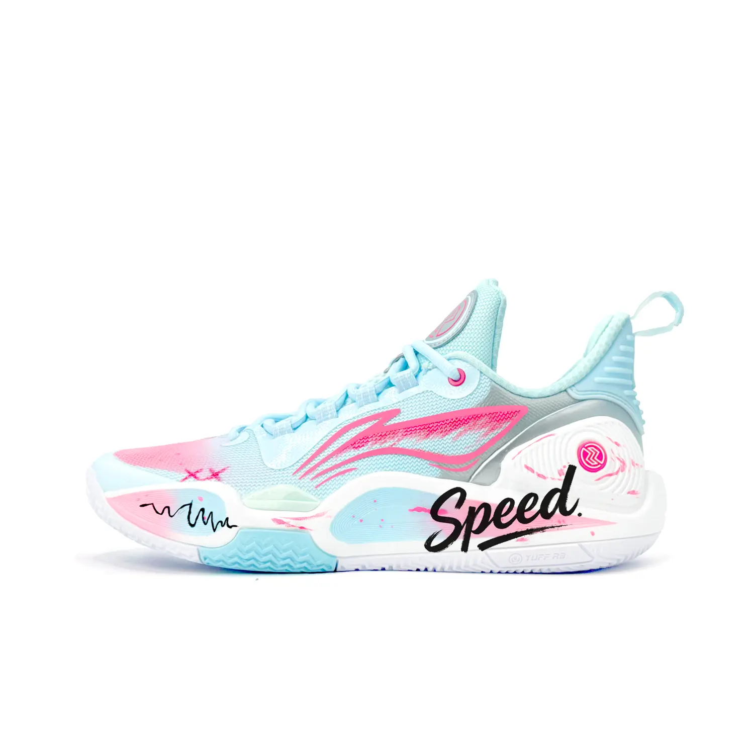 Мужские баскетбольные кроссовки Li Ning Speed 9 Quick Phantom Wind Mesh Cushioning Low top, сине-розовые
Мужские баскетбольные кроссовки Li Ning Speed 9 Quick Phantom Wind Mesh Cushioning Low top, сине-розовые