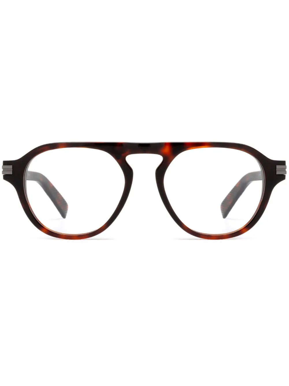 Очки в оправе черепаховой расцветки Zegna, красный
Очки в оправе черепаховой расцветки Zegna, красный