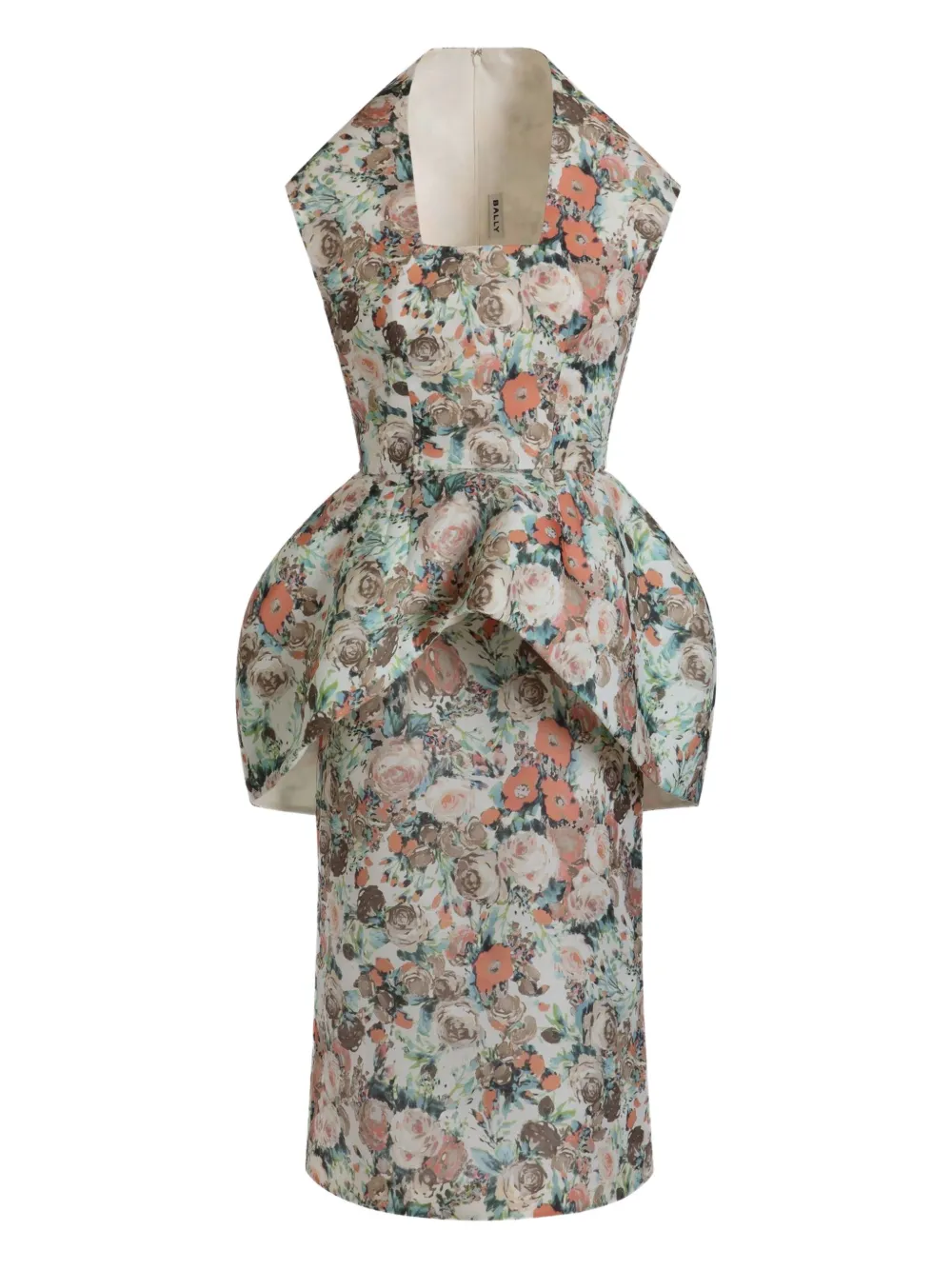 Шелковое платье миди Bally, нейтральный
Шелковое платье миди Bally, нейтральный