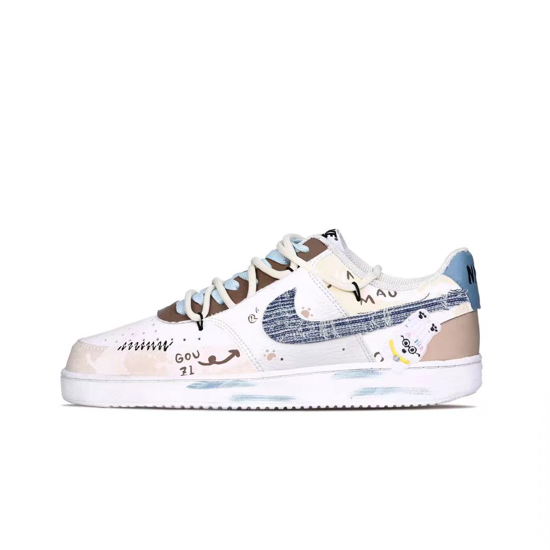 Court Vision 1 Mechanical Spirit, Puppy Ade Cushioning, износостойкие низкие скейтбордские кроссовки Unisex белый Nike, коричневый
Court Vision 1 Mechanical Spirit, Puppy Ade Cushioning, износостойкие низкие скейтбордские кроссовки Unisex белый Nike, коричневый