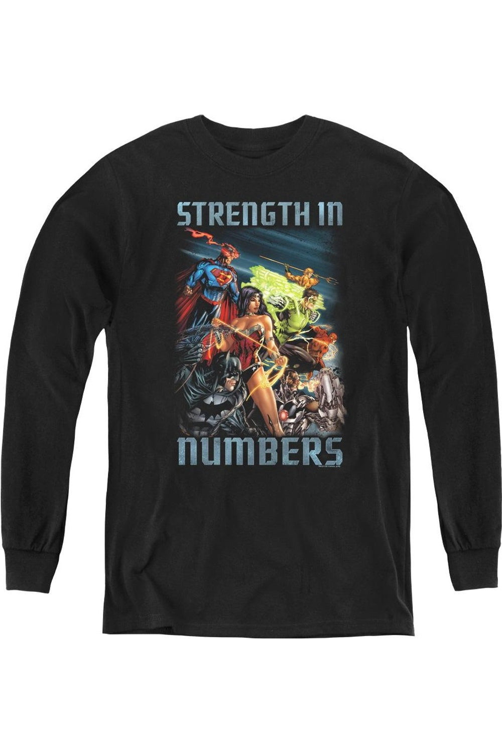 Футболка с длинным рукавом для подростков "Лига справедливости Америки: В единстве сила" Gildan, черный
Футболка с длинным рукавом для подростков "Лига справедливости Америки: В единстве сила" Gildan, черный