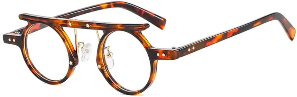 Солнцезащитные очки для мужчин и женщин - защита UV400 - маленькие круглые линзы с градиентным покрытием в стиле панк для занятий спортом на открытом воздухе и вождения DSVIGF, Leoaprd-clear
Солнцезащитные очки для мужчин и женщин - защита UV400 - маленькие круглые линзы с градиентным покрытием в стиле панк для занятий спортом на открытом воздухе и вождения DSVIGF, Leoaprd-clear