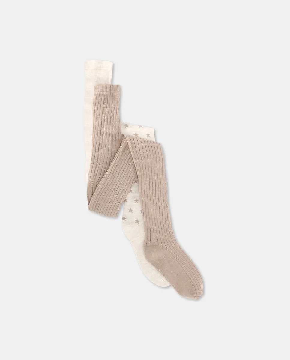 Набор из 2 детских колготок с фантазийным принтом для девочек Cotton Juice, бежевый
Набор из 2 детских колготок с фантазийным принтом для девочек Cotton Juice, бежевый