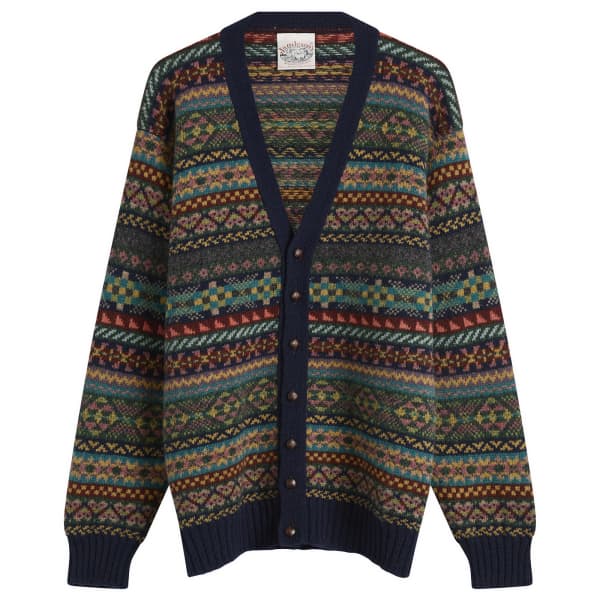 Кардиган с V-образным вырезом в стиле Fair Isle от Jamiesons of Shetland Jamieson'S Of Shetland, темно-темно-синий
Кардиган с V-образным вырезом в стиле Fair Isle от Jamiesons of Shetland Jamieson'S Of Shetland, темно-темно-синий