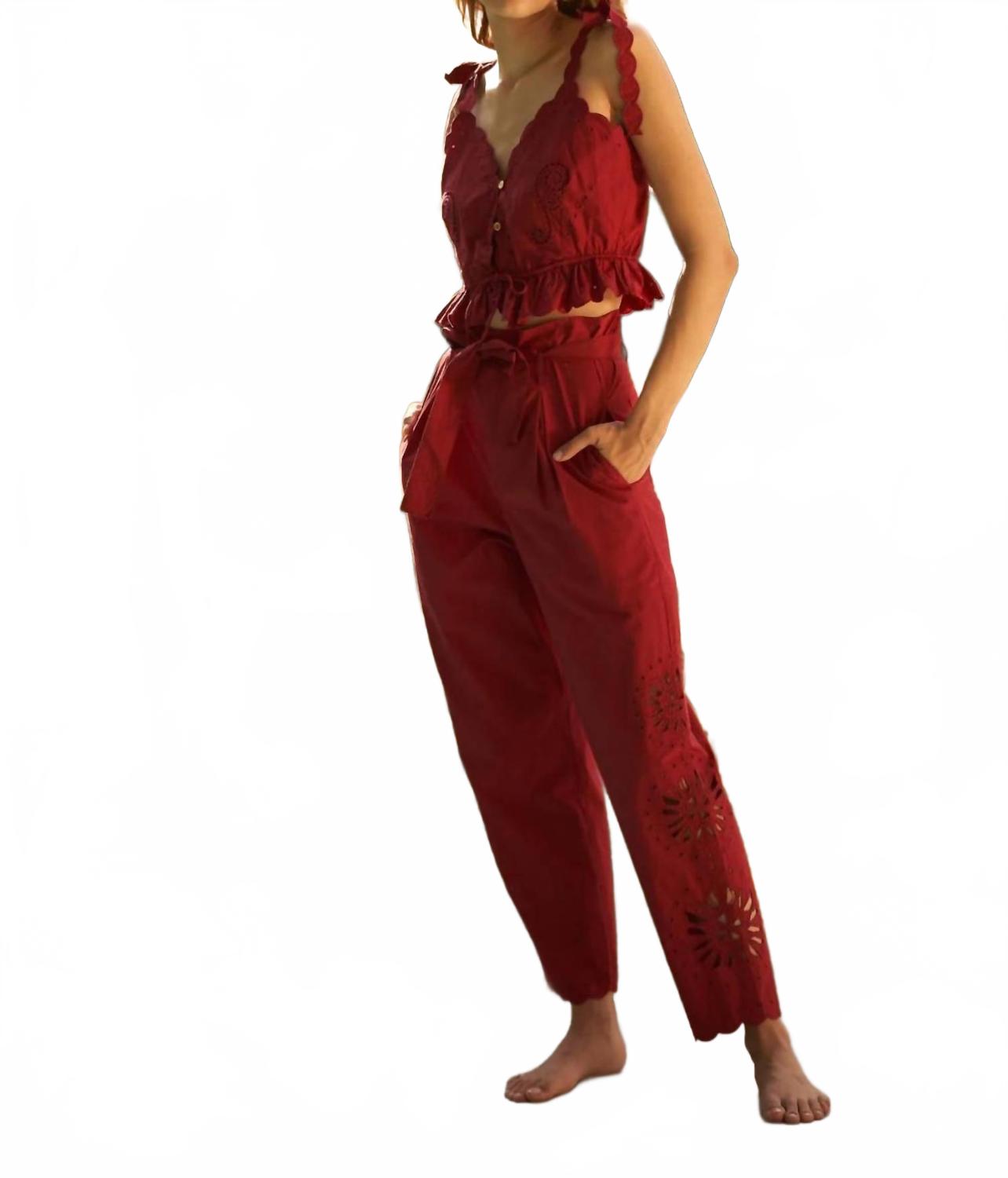 Женский топ Salma красного цвета Carolina K, красный
Женский топ Salma красного цвета Carolina K, красный