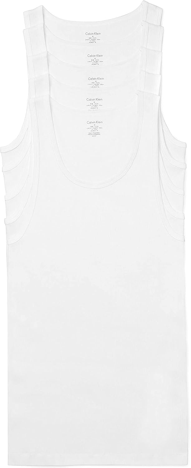 Комплект из 5 мужских маек Calvin Klein Cotton Classics, 5 Classic White
Комплект из 5 мужских маек Calvin Klein Cotton Classics, 5 Classic White