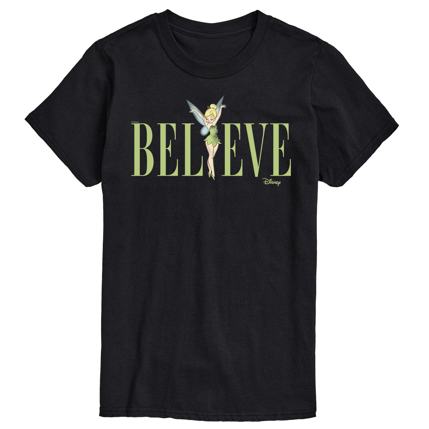 Футболка Disney's Tinker Bell Big & Tall Believe с цветочным рисунком Licensed Character, черный
Футболка Disney's Tinker Bell Big & Tall Believe с цветочным рисунком Licensed Character, черный
