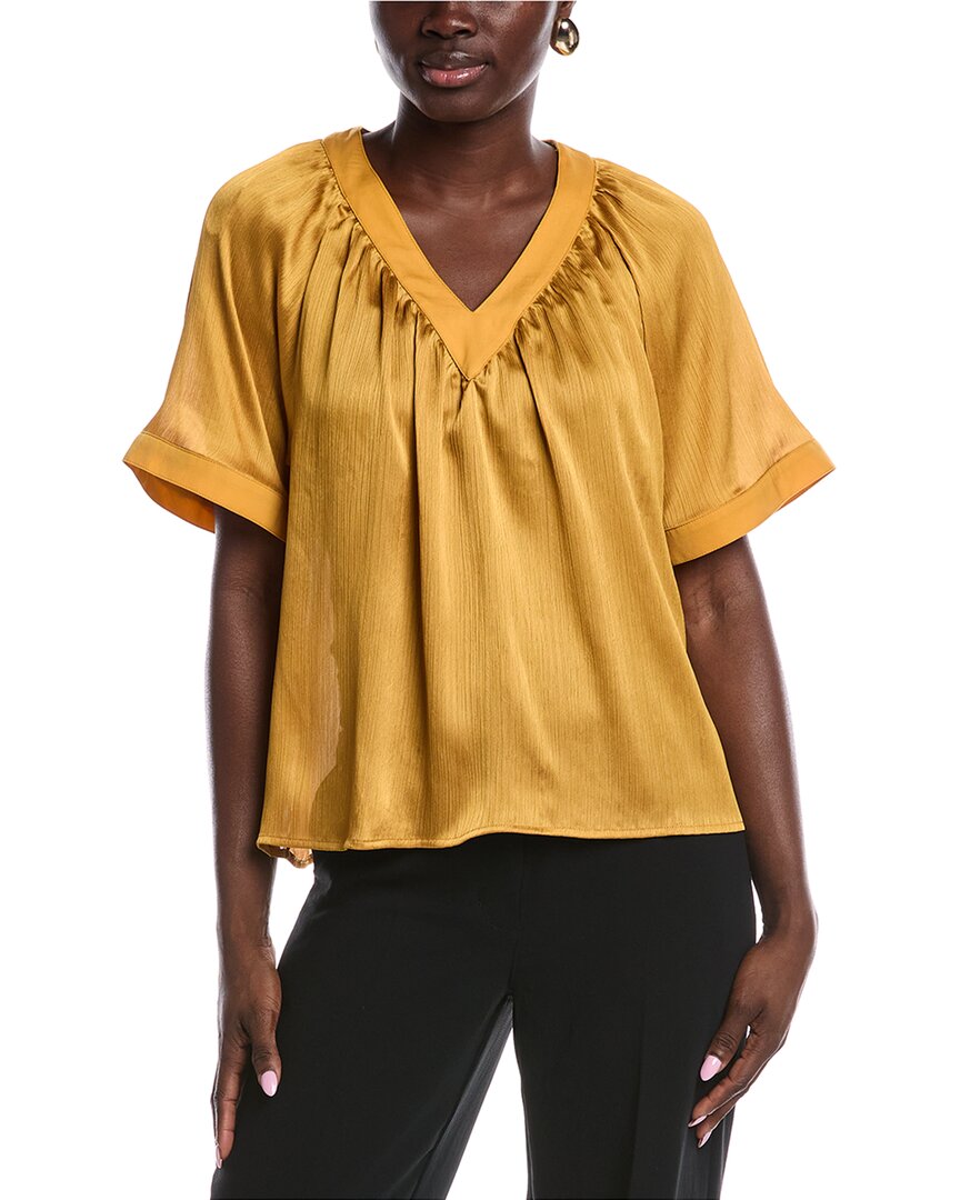 Винс Камуто Блузка с летящим силуэтом Vince Camuto, желтый
Винс Камуто Блузка с летящим силуэтом Vince Camuto, желтый