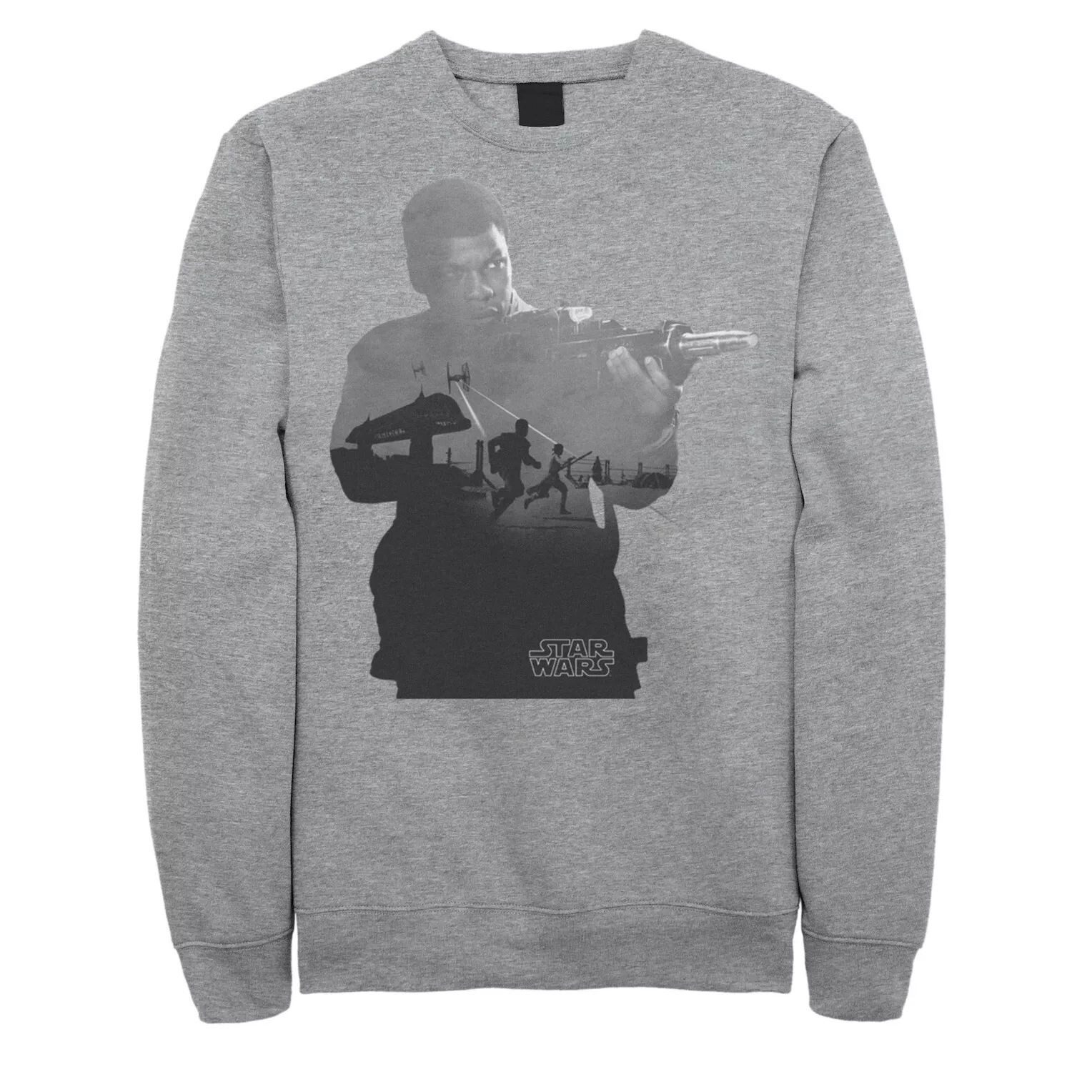 Мужской флисовый пуловер с рисунком Finn Silhouette Star Wars
Мужской флисовый пуловер с рисунком Finn Silhouette Star Wars