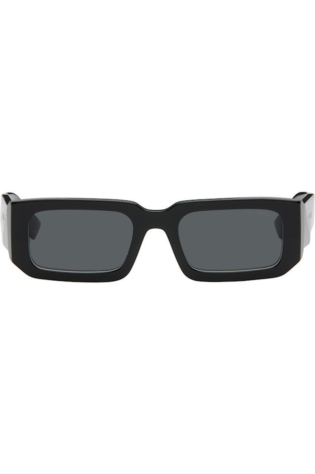 Prada Eyewear Черные квадратные массивные солнцезащитные очки из ацетата
Prada Eyewear Черные квадратные массивные солнцезащитные очки из ацетата