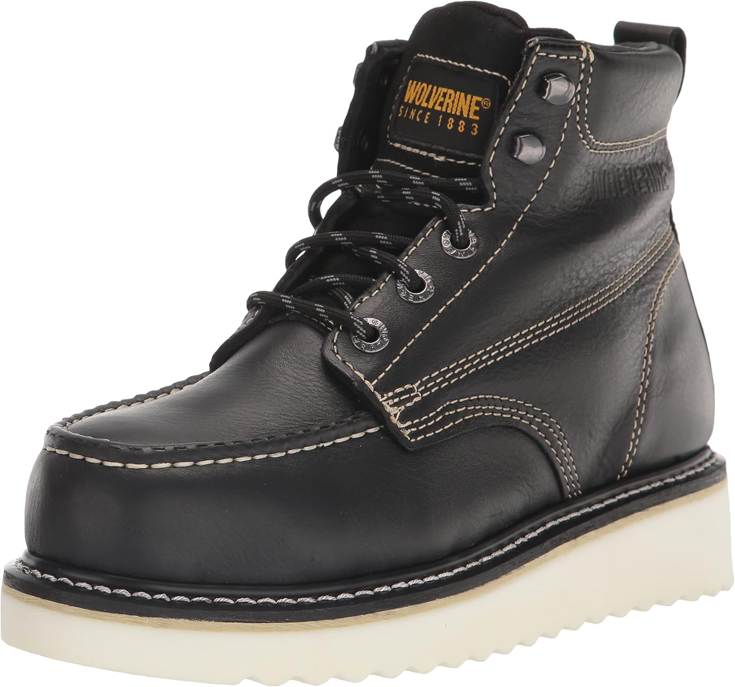 Мужские рабочие ботинки Wolverine Moc-Toe с стальным носком и защитой EH, 6 дюймов, черный
Мужские рабочие ботинки Wolverine Moc-Toe с стальным носком и защитой EH, 6 дюймов, черный