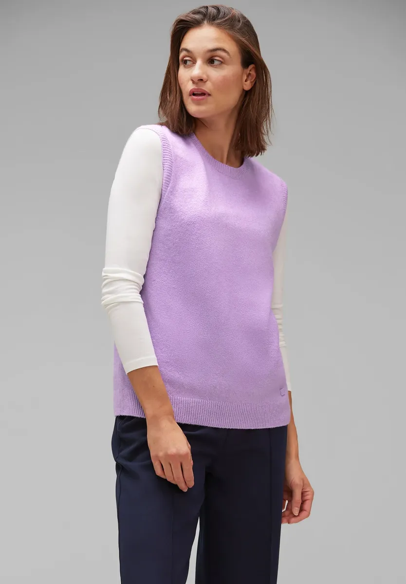 Вязаный свитер STREET ONE из эластичной смеси материалов, цвет Soft Pure Lilac Melange
Вязаный свитер STREET ONE из эластичной смеси материалов, цвет Soft Pure Lilac Melange
