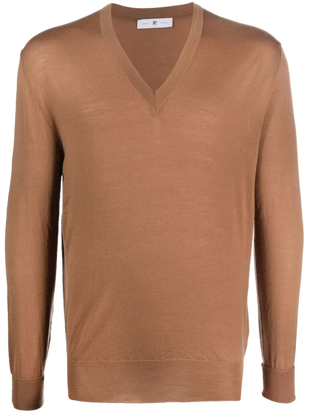 Джемпер с V-образным вырезом PT Torino, коричневый
Джемпер с V-образным вырезом PT Torino, коричневый
