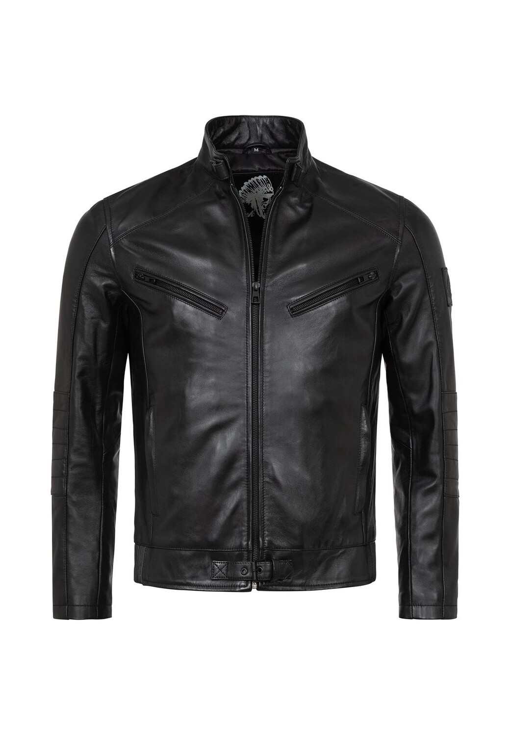 Кожаная куртка черная стандартного кроя Rock Creek, черный
Кожаная куртка черная стандартного кроя Rock Creek, черный