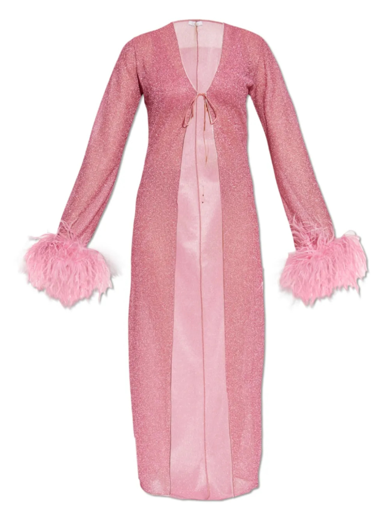 Платье Oséree Lumière Plumage с отделкой перьями, розовый
Платье Oséree Lumière Plumage с отделкой перьями, розовый