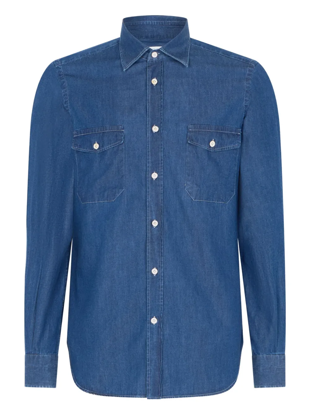Джинсовая рубашка с двумя карманами Boglioli, синий
Джинсовая рубашка с двумя карманами Boglioli, синий