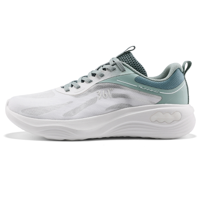 361° Кроссовки для бега с низкой посадкой, амортизирующие и дышащие, мужские, белые, зеленые
361° Кроссовки для бега с низкой посадкой, амортизирующие и дышащие, мужские, белые, зеленые