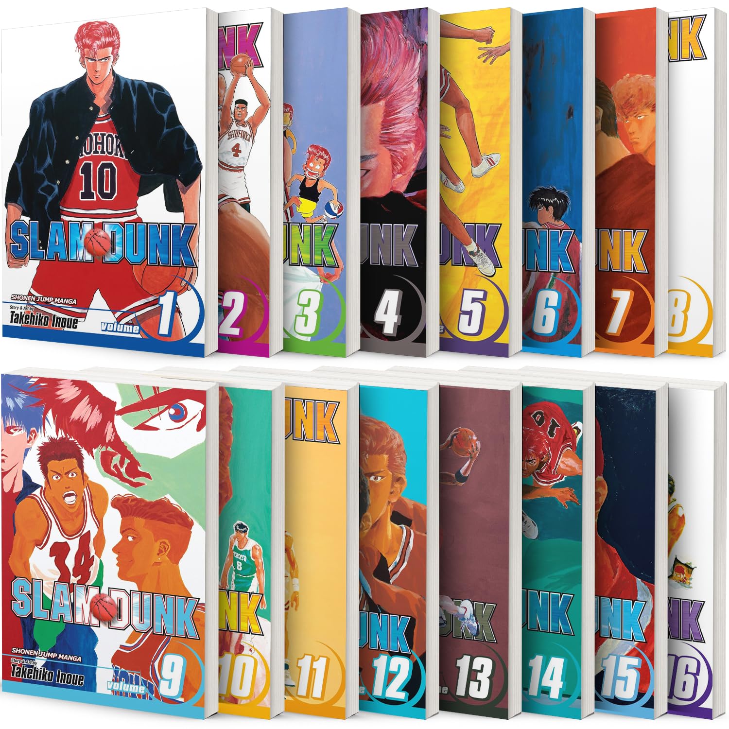 Slam Dunk Manga Set Vol. 1-16 by Takehiko Inoue (Viz Media)
Slam Dunk Manga Set Vol. 1-16 by Takehiko Inoue (Viz Media)