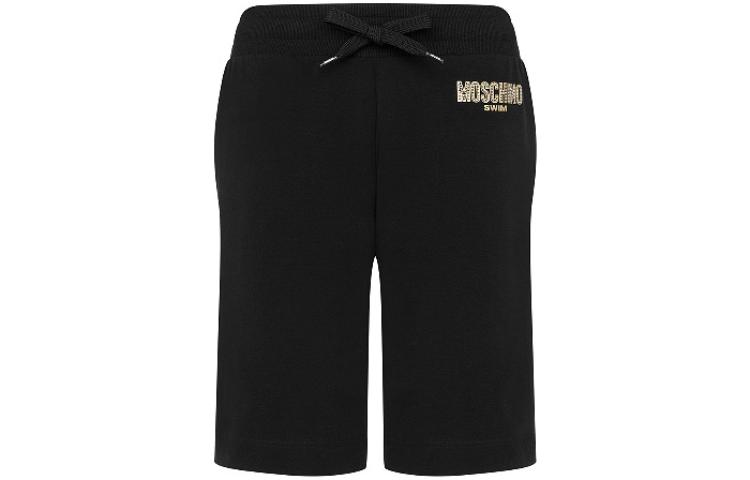Москвино Черные спортивные шорты с логотипом и стразами
Москвино Черные спортивные шорты с логотипом и стразами