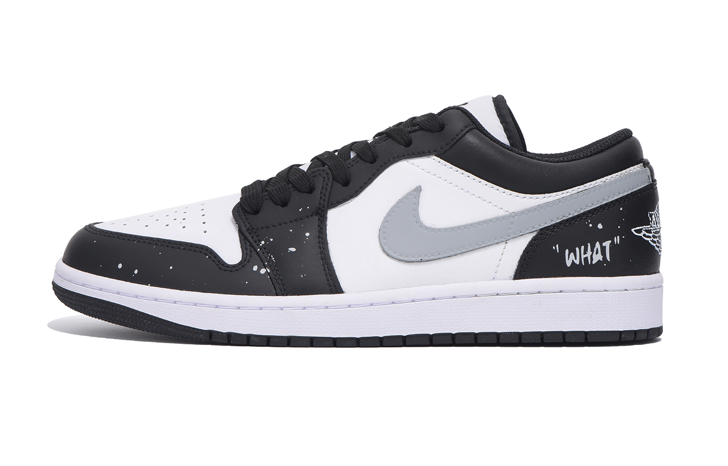 Jordan Баскетбольные кроссовки Air 1 с низким верхом, износостойкие, антискользящие, винтажные, мужские, черно-серые
Jordan Баскетбольные кроссовки Air 1 с низким верхом, износостойкие, антискользящие, винтажные, мужские, черно-серые