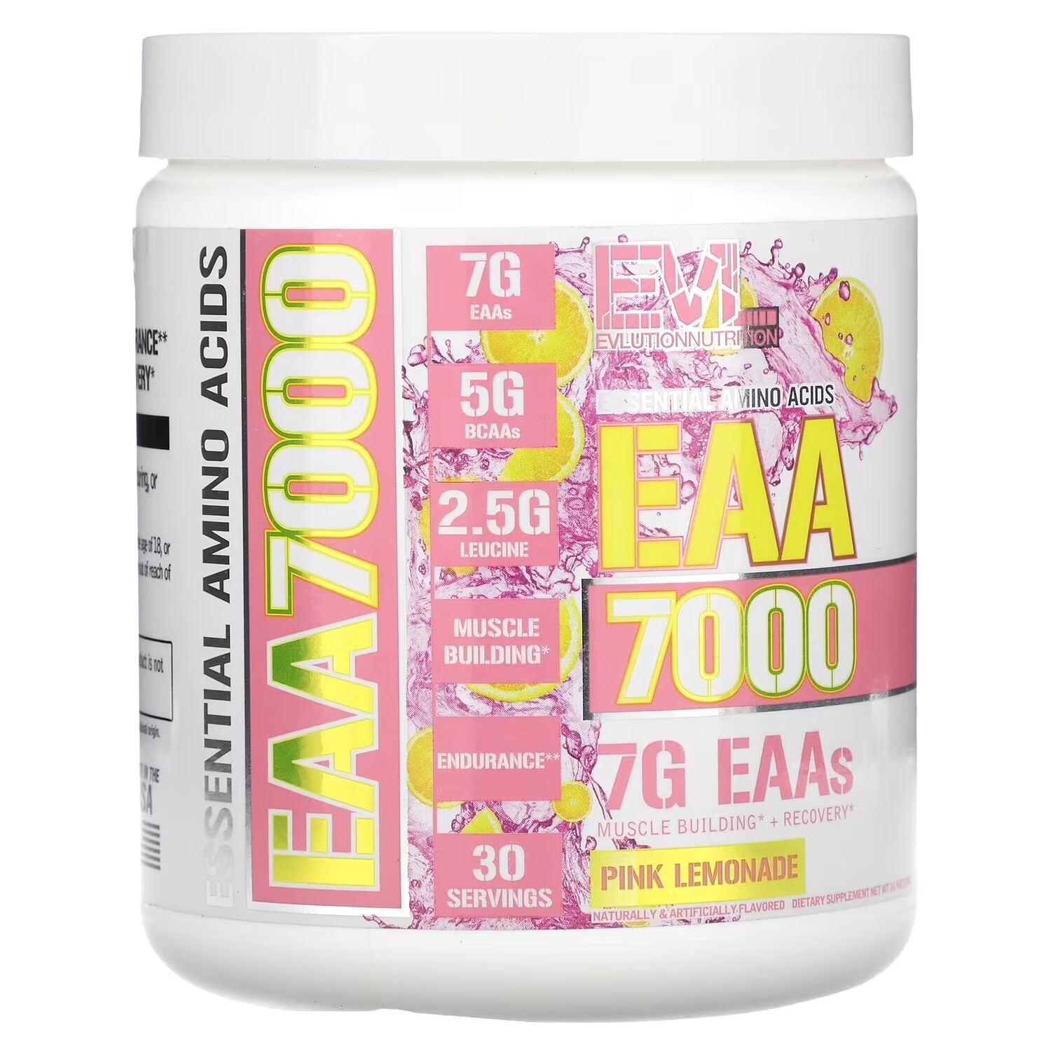 Добавка EVLution Nutrition EAA 7000 розовый лимонад, 309 г
Добавка EVLution Nutrition EAA 7000 розовый лимонад, 309 г