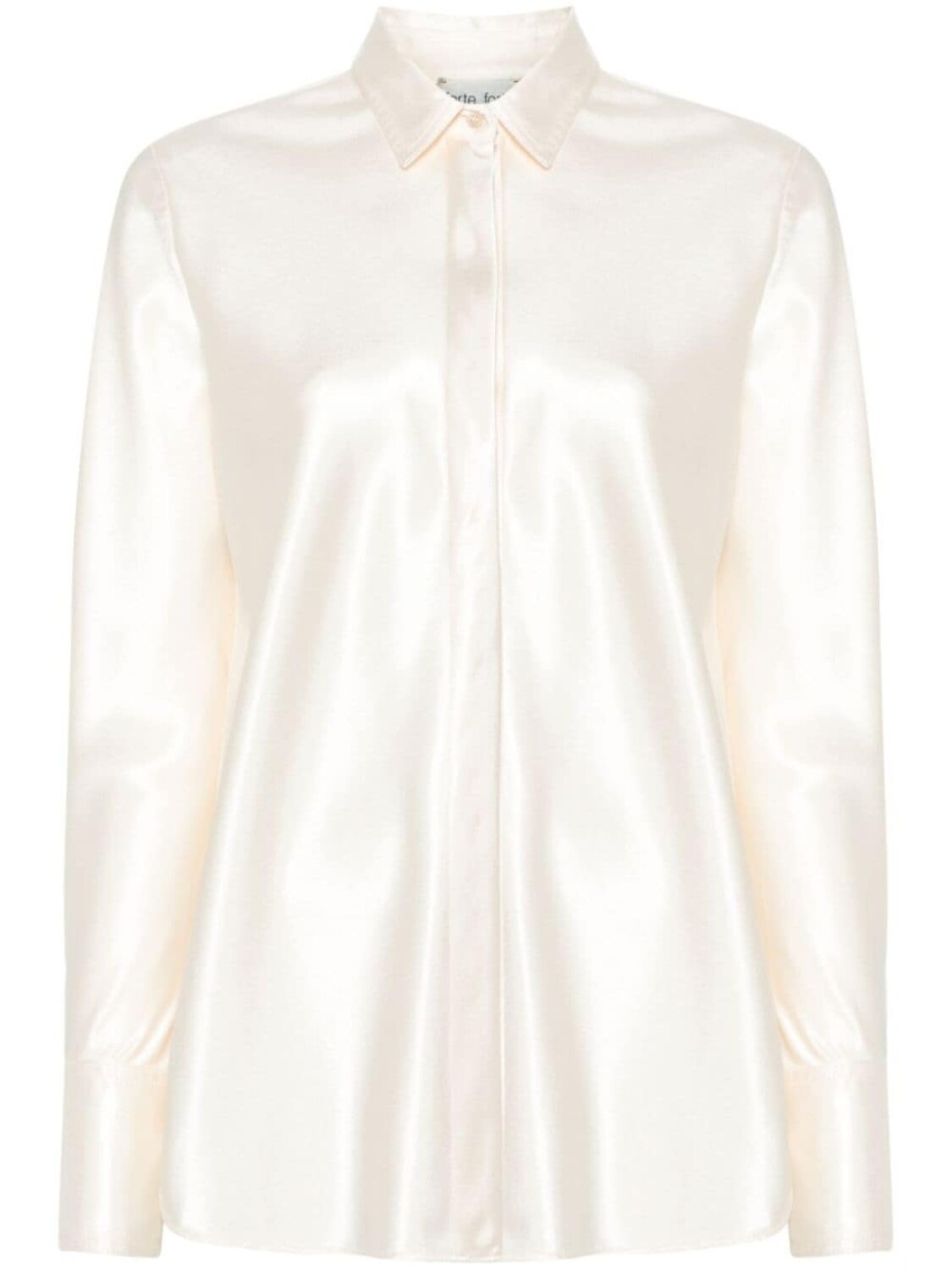 Forte Forte атласная рубашка с длинными рукавами, нейтральный цвет
Forte Forte атласная рубашка с длинными рукавами, нейтральный цвет