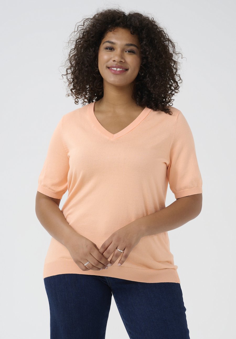 Футболка Kaffe Curve KCLIZZY, Peach Nectar/Orange
Футболка Kaffe Curve KCLIZZY, Peach Nectar/Orange
