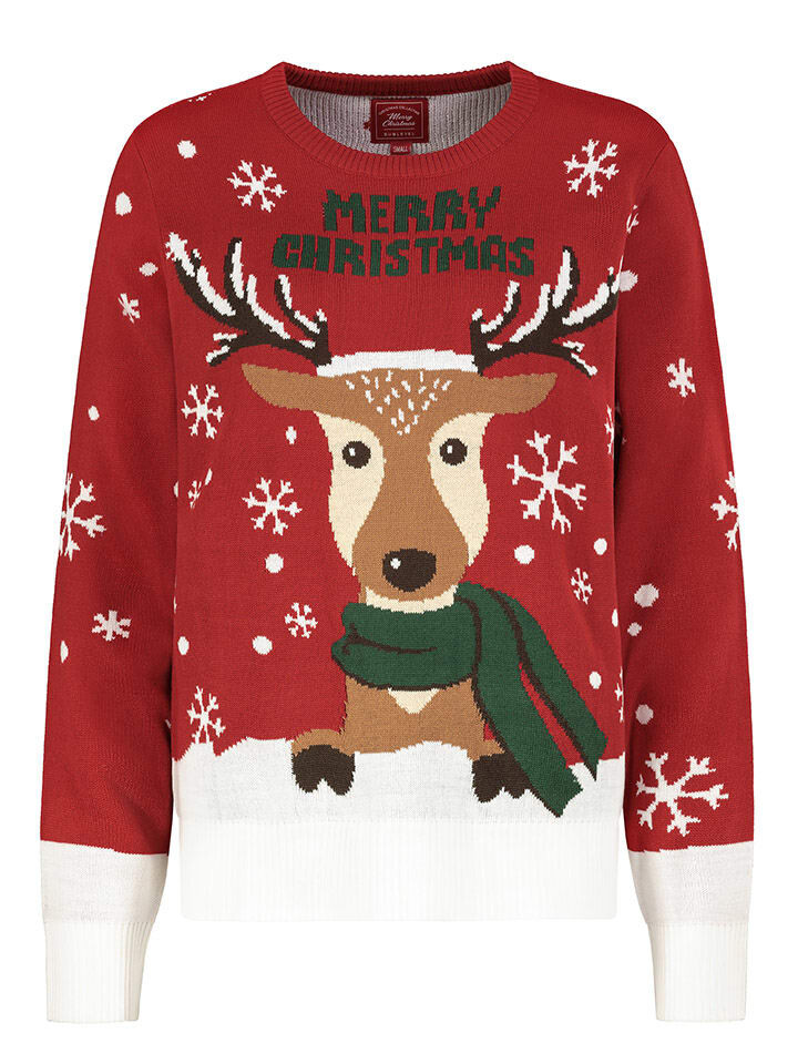 Пуловер Sublevel Pullover, цвет Rot/Weiß 
Пуловер Sublevel Pullover, цвет Rot/Weiß