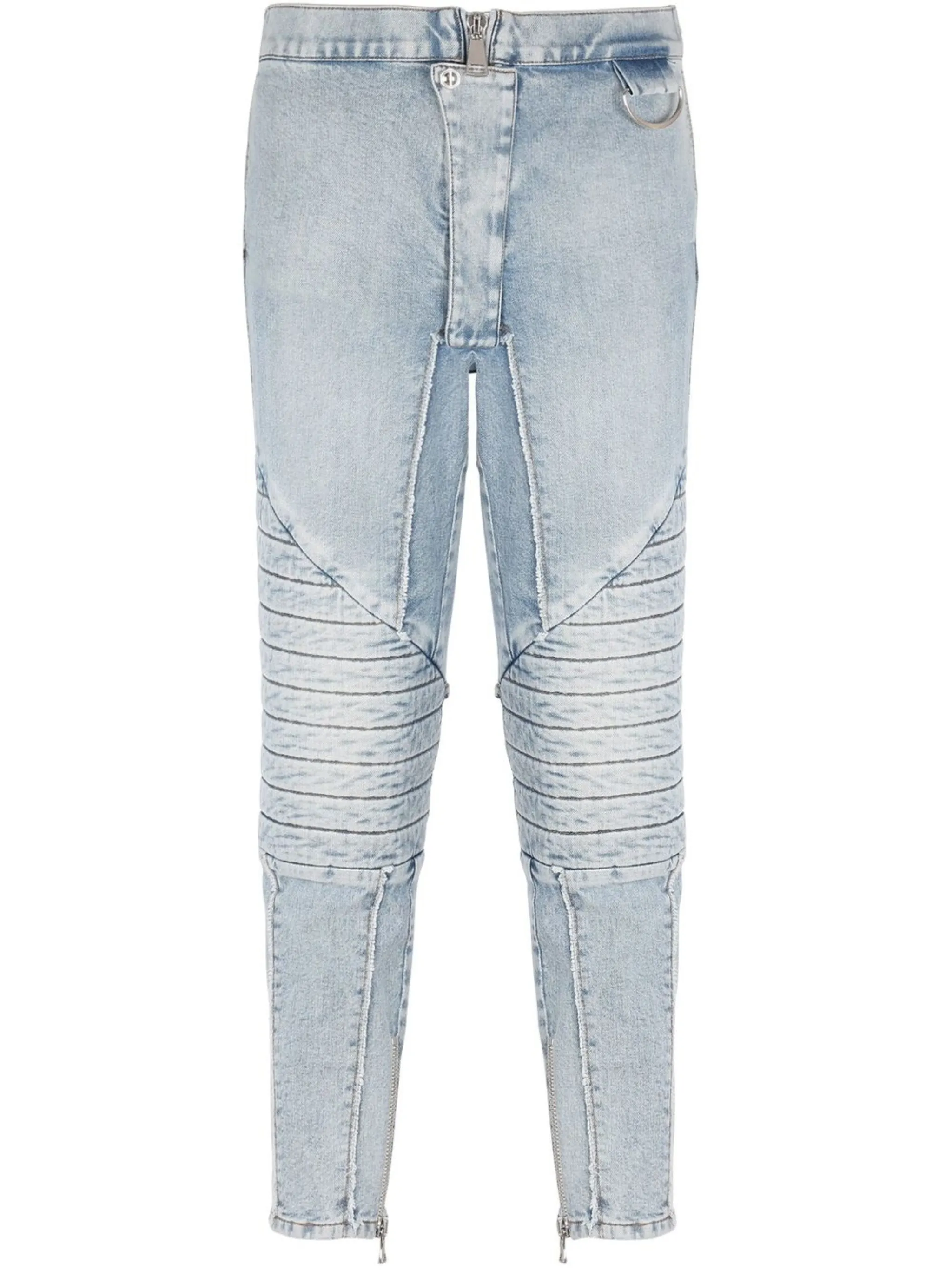 Джинсы скинни с прорезями Balmain, синий
Джинсы скинни с прорезями Balmain, синий